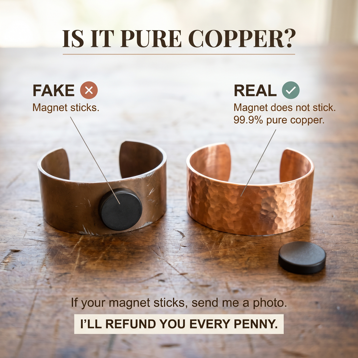 Vera's Current Copper Bracelet